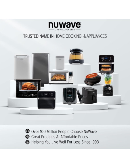 Cocina Inducción Nuwave PIC Flex + Sartén 4Qt Cerámica Cocina Inducción Nuwave PIC Flex + Sartén 4Qt Cerámica