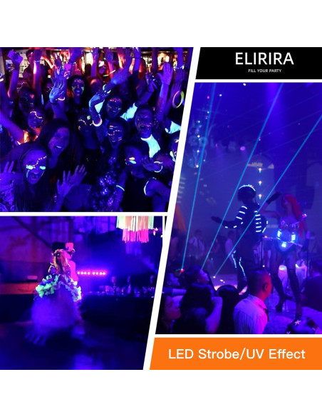 Luces de Fiesta DJ ELIRIRA 5 en 1 con Control Remoto Luces de Fiesta DJ ELIRIRA 5 en 1 con Control Remoto