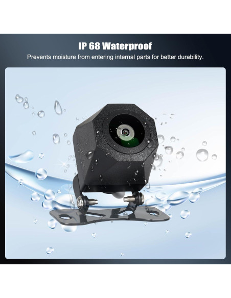 Cámara de Respaldo Camecho IP68 720P AHD 130 para Vehículo Cámara de Respaldo Camecho IP68 720P AHD 130 para Vehículo