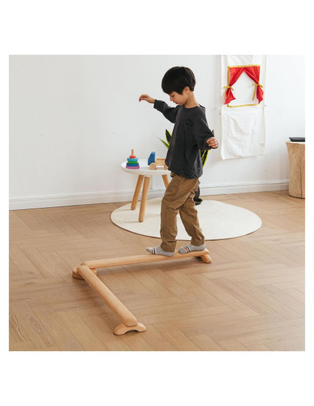 Viga de Equilibrio AVDAR de Madera de Haya - Soporta 99.79 kg Viga de Equilibrio AVDAR de Madera de Haya - Soporta 99.79 kg