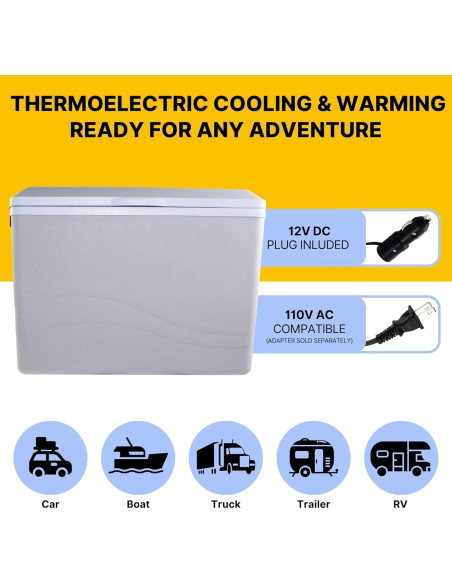 Enfriador Portátil Koolatron P75 AZ 34L 12V para Auto y Camping Enfriador Portátil Koolatron P75 AZ 34L 12V para Auto y Camping