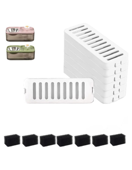 Filtros de Reemplazo Marchul para Fuente de Agua Gatos - 14 Piezas Filtros de Reemplazo Marchul para Fuente de Agua Gatos - 14 Piezas