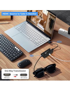 Adaptador HDMI a USB-C Guermok 4K 60Hz para Gafas AR 2