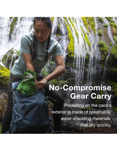Mochila de Senderismo Osprey Downburst 34L Impermeable Azul