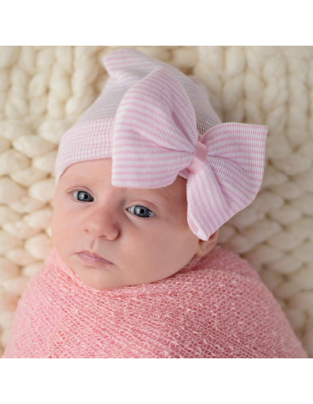 Gorros para Bebé Niña Recién Nacida AQOKKA - Algodón Suave 0-3 Meses Gorros para Bebé Niña Recién Nacida AQOKKA - Algodón Suave 0-3 Meses
