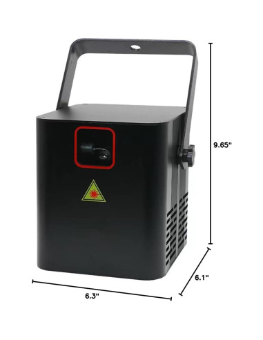 Luz de Efecto RGB JUNMAN 2W 2000mW para DJ y Eventos