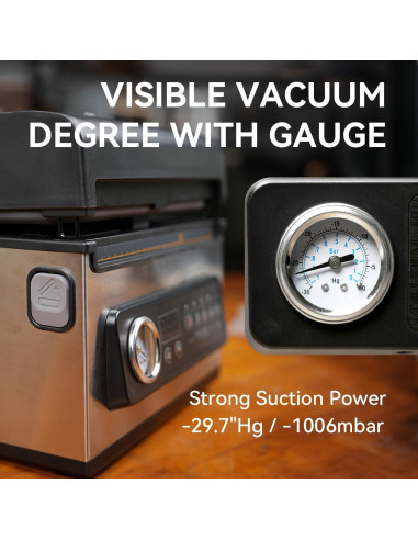 Sellador al Vacío Wevac 10 cm Semi-Automático para Alimentos