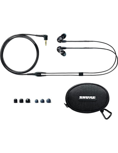 Auriculares Aislantes Shure SE215-K con Cable Desmontable Negro