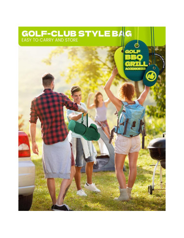Set de Parrilla de Golf PARIGO 8 Piezas - Utensilios BBQ