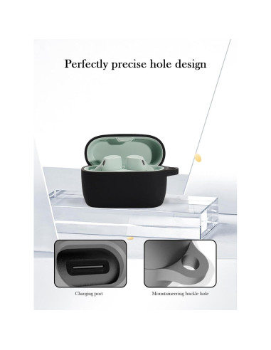 Funda Protectora Silicona BOVUGAC para Jabra Elite 4 Active