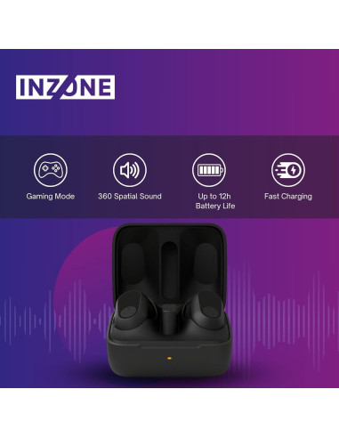 Auriculares Gaming Inalámbricos Sony INZONE Buds Negro - Cancelación de Ruido