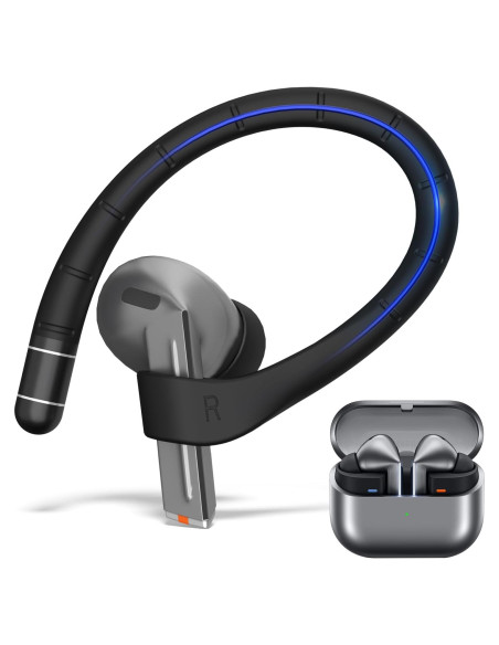 Ganchos Antideslizantes QINZAC para Galaxy Buds 3 Pro y 3, Negro Ganchos Antideslizantes QINZAC para Galaxy Buds 3 Pro y 3, Negro