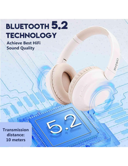 Auriculares Bluetooth UrbanX A32 - Sonido HD, 20H batería, Blanco Auriculares Bluetooth UrbanX A32 - Sonido HD, 20H batería, Blanco