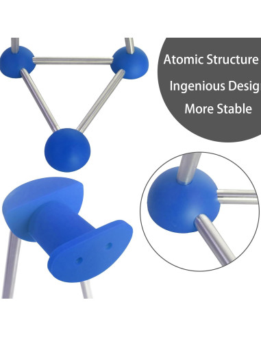 Soporte para Auriculares AJKTGHGE Azul, Diseño Trípode Estable