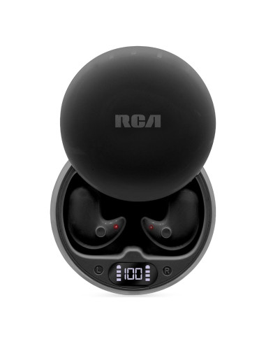 Auriculares Inalámbricos RCA Wave-80, 20H Batería, Audio Hi-Res