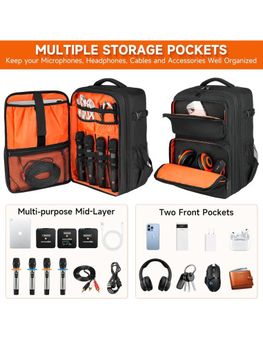 Funda de Viaje para Mezclador de Audio LEFOR-Z - 30.5x22.8x44.5 cm