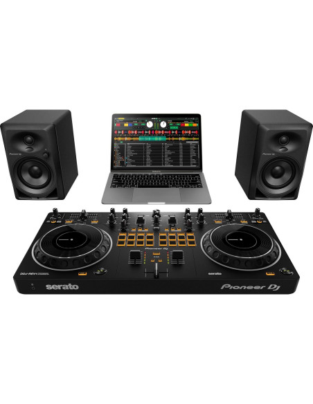 Controlador DJ Pioneer DDJ-REV1 + Auriculares StreamEye + Paño Controlador DJ Pioneer DDJ-REV1 + Auriculares StreamEye + Paño