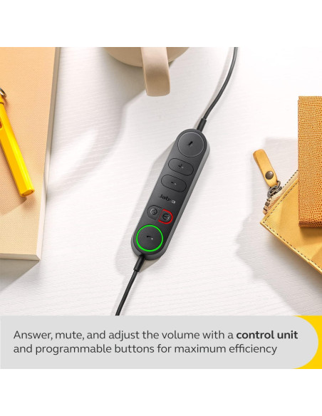 Auriculares Jabra Engage 40 Estéreo con Cable USB-A y Cancelación de Ruido Auriculares Jabra Engage 40 Estéreo con Cable USB-A y Cancelación de Ruido