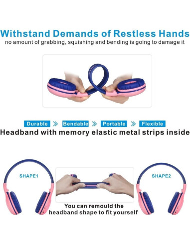 Auriculares Infrarrojos SIMOLIO para DVD de Coche - Niños
