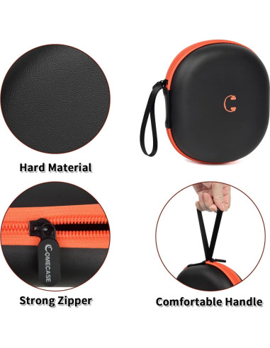 Funda Dura para Auriculares Bluetooth COMECASE - Negro