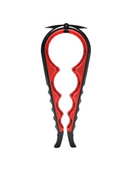 Abre frascos ergonómico Otstar para personas con artritis - Negro y Rojo Abre frascos ergonómico Otstar para personas con artritis - Negro y Rojo