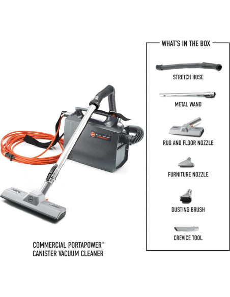 Aspiradora de Cilindro Hoover Commercial CH30000 1200W 3.79kg Aspiradora de Cilindro Hoover Commercial CH30000 1200W 3.79kg