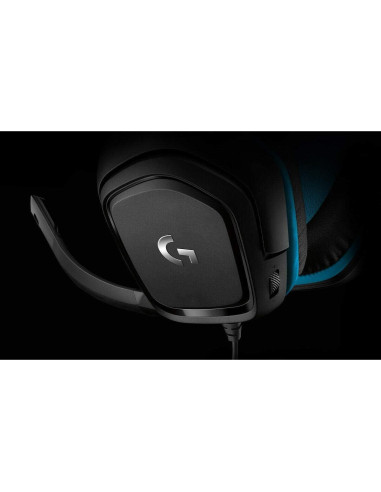 Auriculares Gaming Logitech G432 con Cable - Negro/Azul