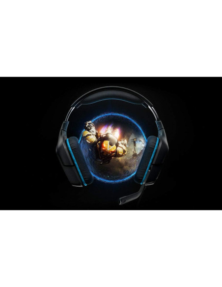 Auriculares Gaming Logitech G432 con Cable - Negro/Azul Auriculares Gaming Logitech G432 con Cable - Negro/Azul
