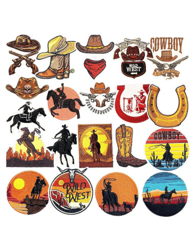 Parche de Vaquero Jongdari para Planchar - 20 Piezas