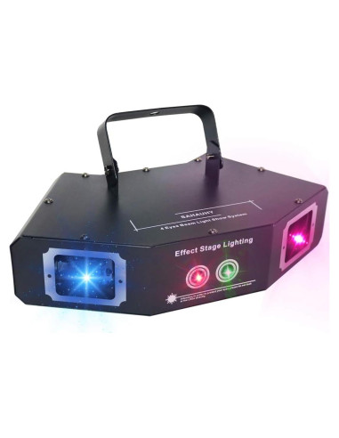 Luces DJ SAHAUHY EBL-4 RGB 4 Efectos Activadas por Sonido