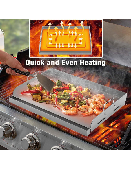 Plancha Universal Barbqtime 43.2x33 cm para Parrilla Gas/Carbón Plancha Universal Barbqtime 43.2x33 cm para Parrilla Gas/Carbón