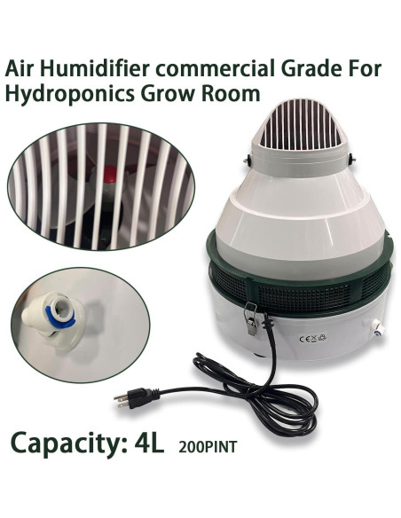 Humidificador de Aire YIMONTH 200 Pints Industrial Multidireccional Humidificador de Aire YIMONTH 200 Pints Industrial Multidireccional