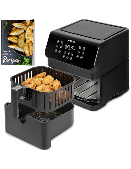 Freidora de Aire COSORI 5.8L 1700W 10 Presets y Accesorios Freidora de Aire COSORI 5.8L 1700W 10 Presets y Accesorios