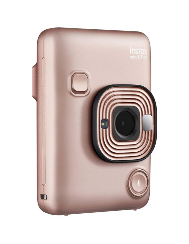 Cámara Instantánea Híbrida Fujifilm Instax Mini LiPlay Oro Rosa