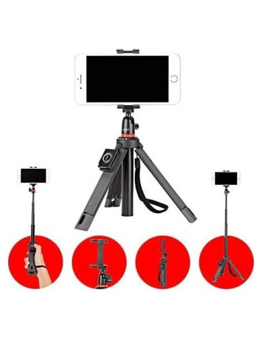 JOBY TelePod Móvil Trípode 3 en 1 para Smartphone y Cámara