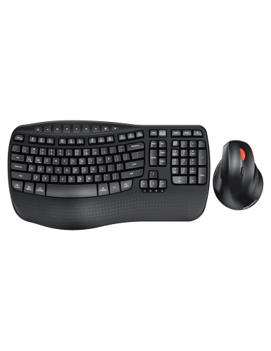 Combo Teclado y Ratón Ergonómico Inalámbrico Meetion