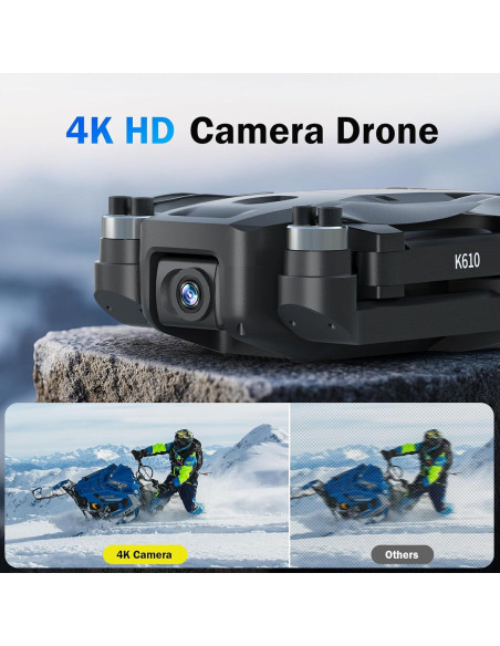 Drone K610 GPS con cámara 4K Karuisrc, plegable, 198g Drone K610 GPS con cámara 4K Karuisrc, plegable, 198g