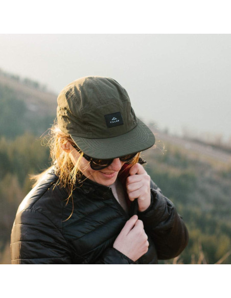 Gorra de Campamento Wallowa Unisex 5 Paneles Nylon Verde Gorra de Campamento Wallowa Unisex 5 Paneles Nylon Verde