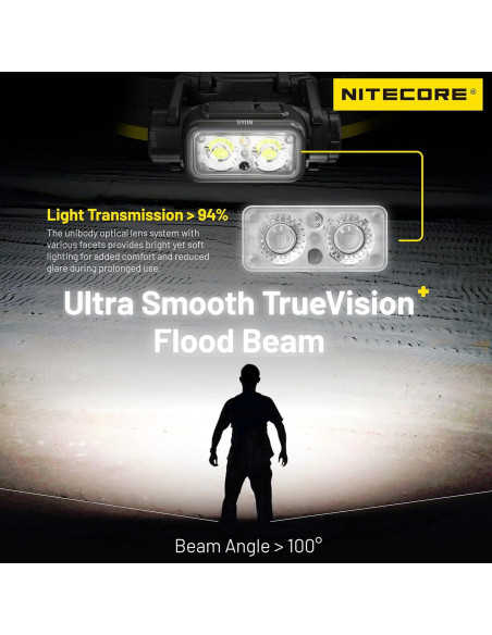 Linterna Frontal Nitecore NU45 1700 Lúmenes Recargable USB-C Linterna Frontal Nitecore NU45 1700 Lúmenes Recargable USB-C