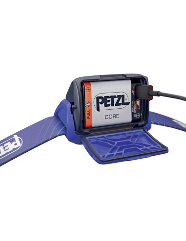 Linterna Frontal PETZL Tikka CORE 450 Lúmenes Recargable Azul