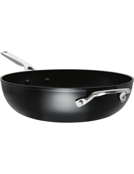 Sartén Wok Antiadherente KitchenAid 31 cm Negro Mate Sartén Wok Antiadherente KitchenAid 31 cm Negro Mate