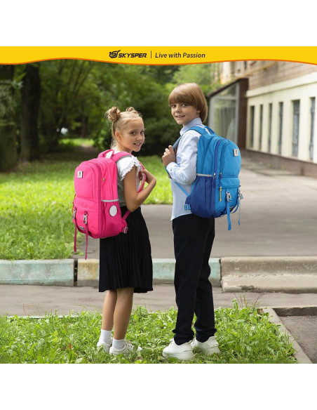 Mochila SKYSPER IKIEX 18L para Niños - Azul, Ergonómica Mochila SKYSPER IKIEX 18L para Niños - Azul, Ergonómica