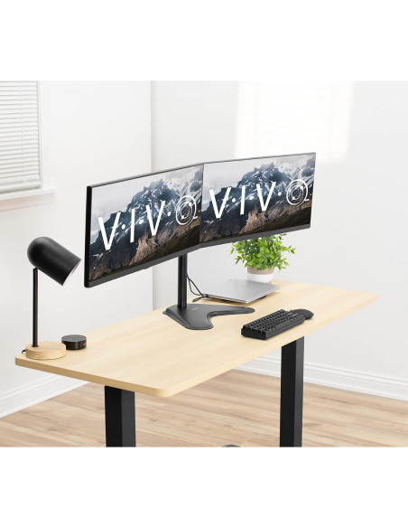 Soporte Doble para Monitor VIVO STAND-V102F 13-30" Ajustable Soporte Doble para Monitor VIVO STAND-V102F 13-30" Ajustable