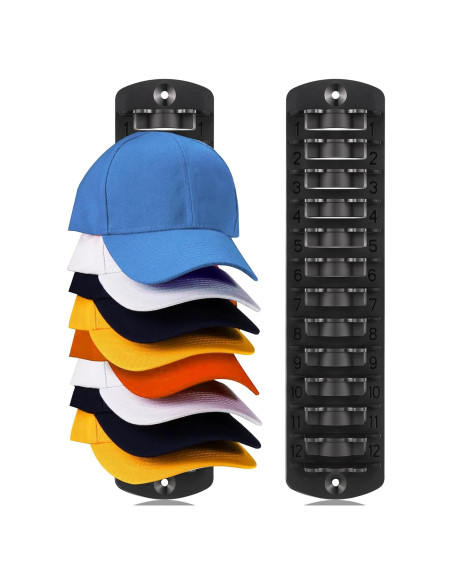 Organizador de Gorras Dntorx, Soporte Pared 1 Paquete ABS Organizador de Gorras Dntorx, Soporte Pared 1 Paquete ABS