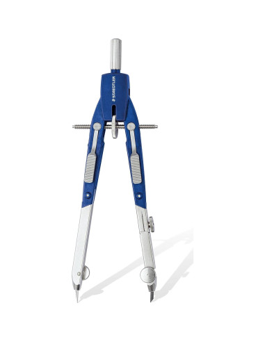 Set de Compás de Metal 4 Piezas Staedtler 552 02 Ajuste Rápido