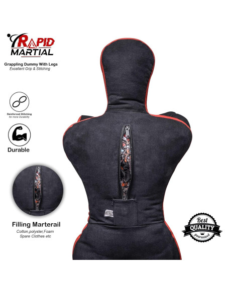 Muñeco de Grappling 6 Pies Rapid Martial para MMA y Judo Muñeco de Grappling 6 Pies Rapid Martial para MMA y Judo