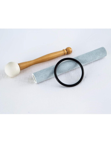 Set de 7 Cuencos de Canto de Cristal Leize 432hz 15-30 cm