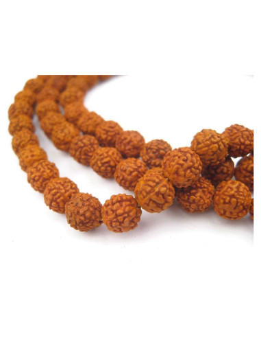 Mala de Rudraksha 108 cuentas 9mm Storite - Meditación y Oración