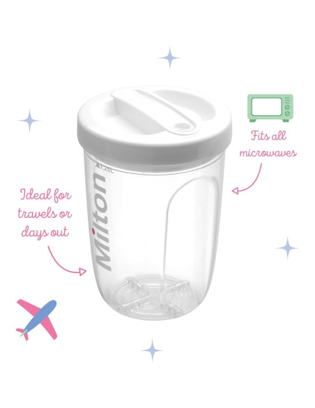 Esterilizador de Viaje Milton 2 en 1 Microondas y Agua Fría Esterilizador de Viaje Milton 2 en 1 Microondas y Agua Fría