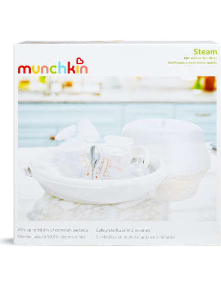 Esterilizador de Botellas Munchkin Steam para Microondas Esterilizador de Botellas Munchkin Steam para Microondas